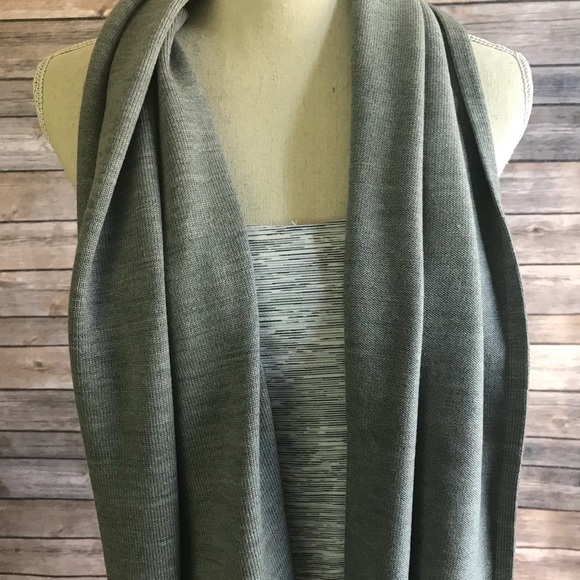 NWT HCMG LULULEMON ALL THAT SHIMMERS SCARF OS GREY - Picture 5 of 7